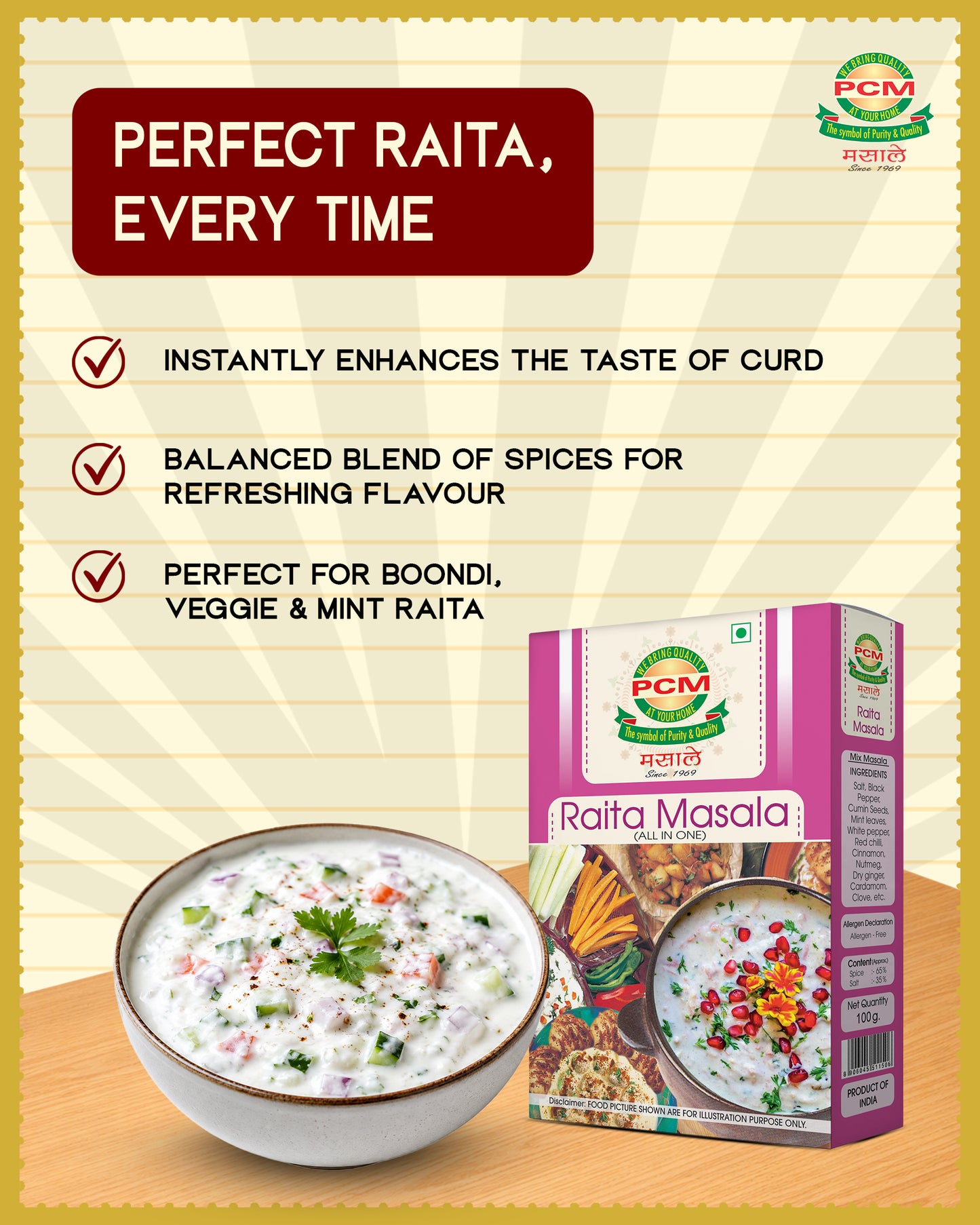 PCM Masale Raita Masala