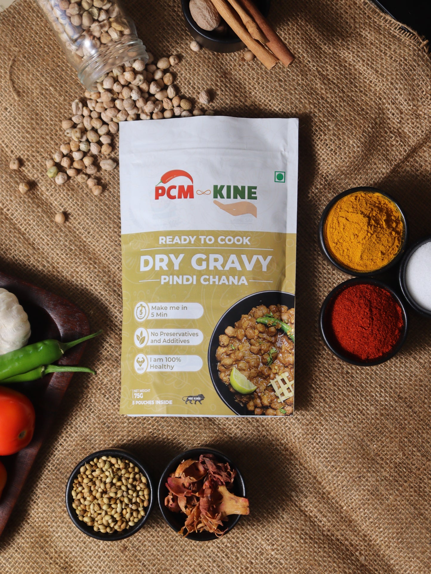 PCM KINE Pindi Chana Dry Gravy Mix