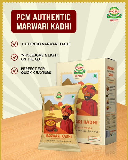 PCM Masale, Marwadi Kadhi, Instant Premix Masala
