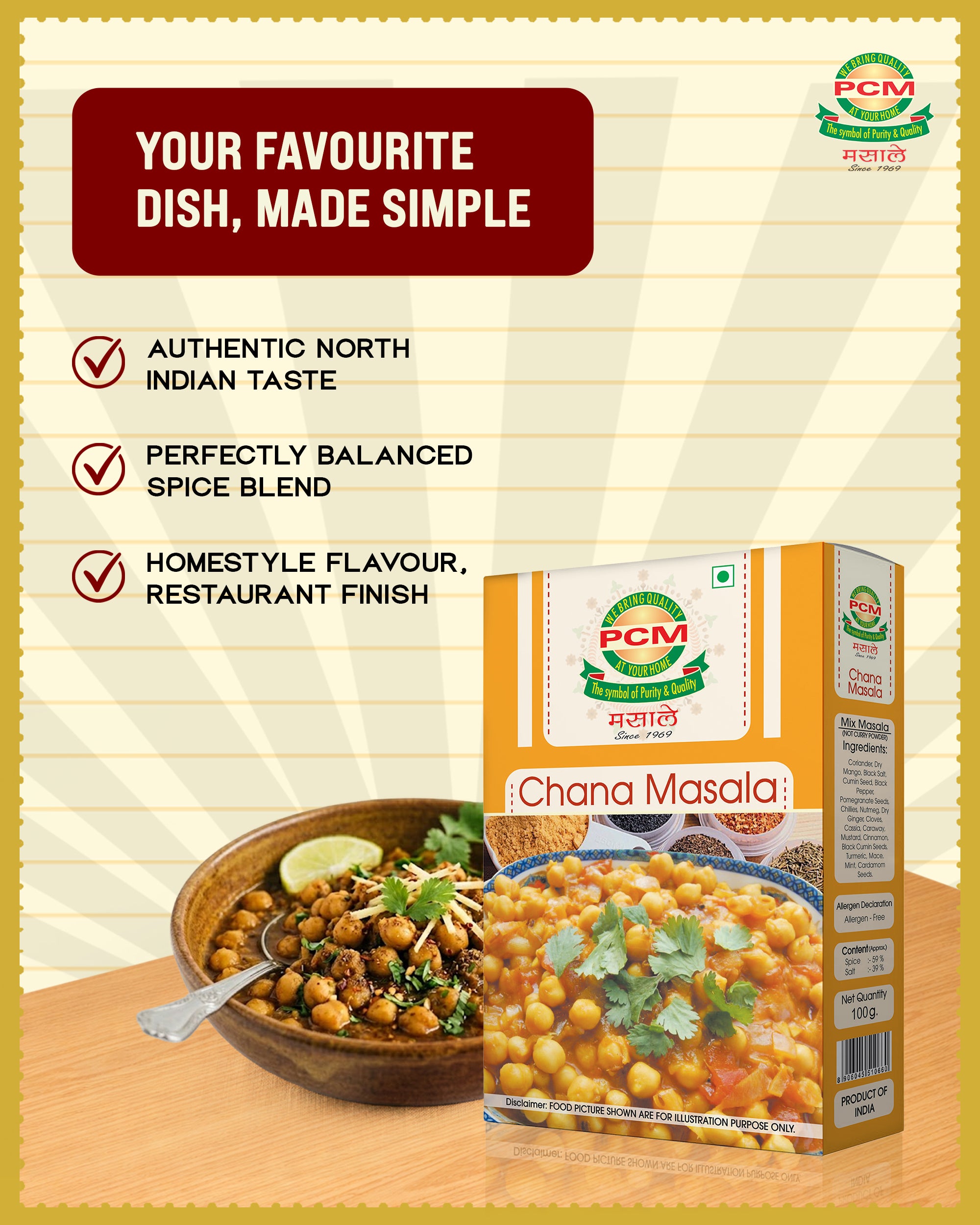 PCM Masale Chana Masala