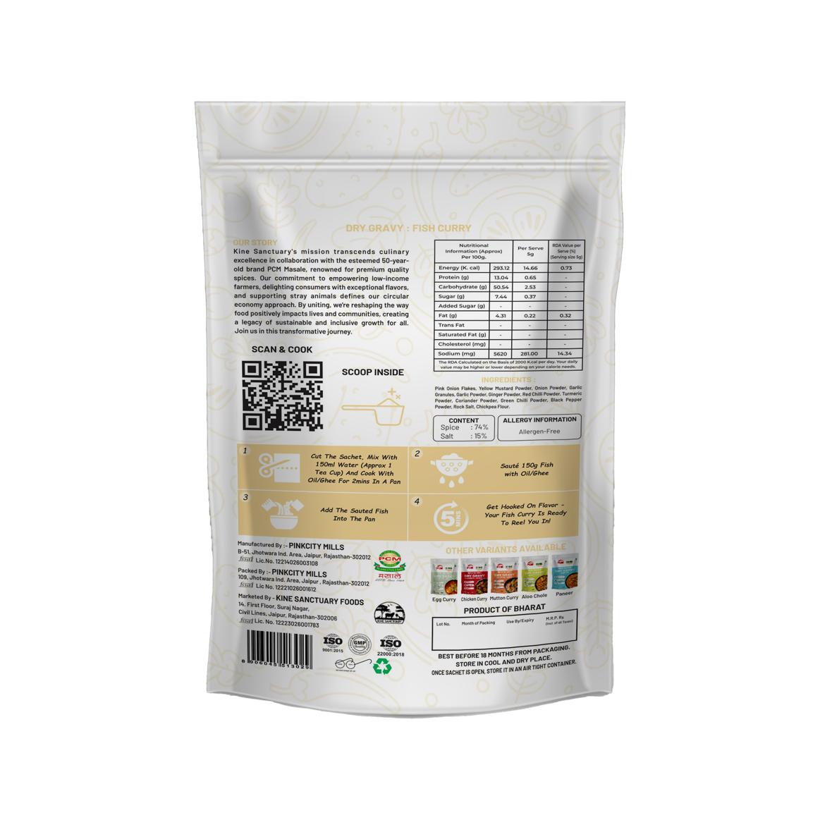 PCM KINE Fish Curry Dry Gravy Mix
