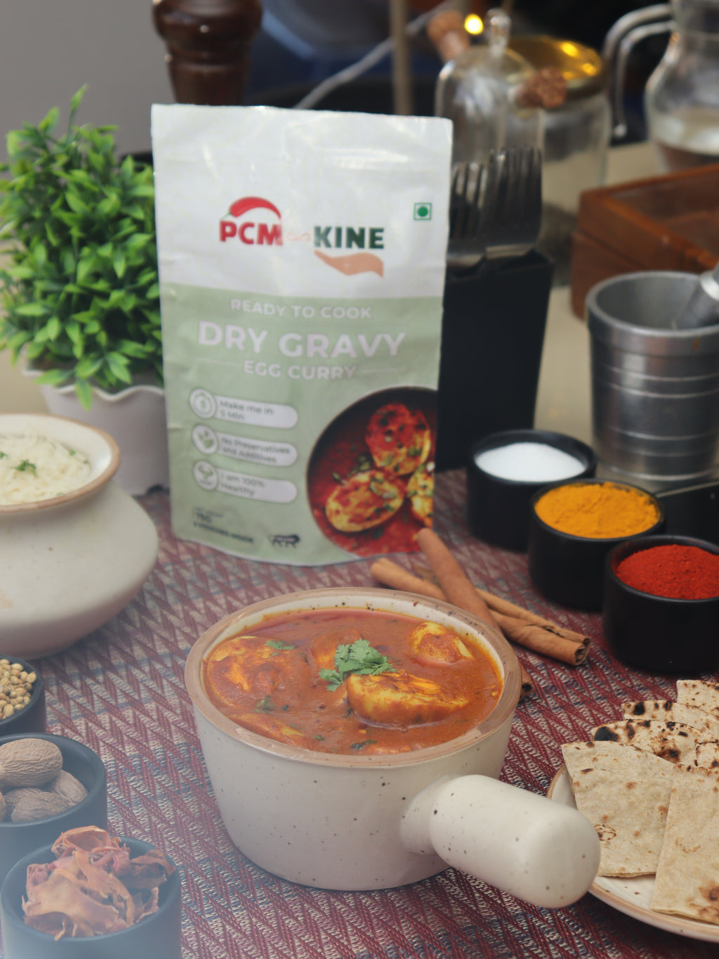 PCM KINE Egg Curry Dry Gravy Mix