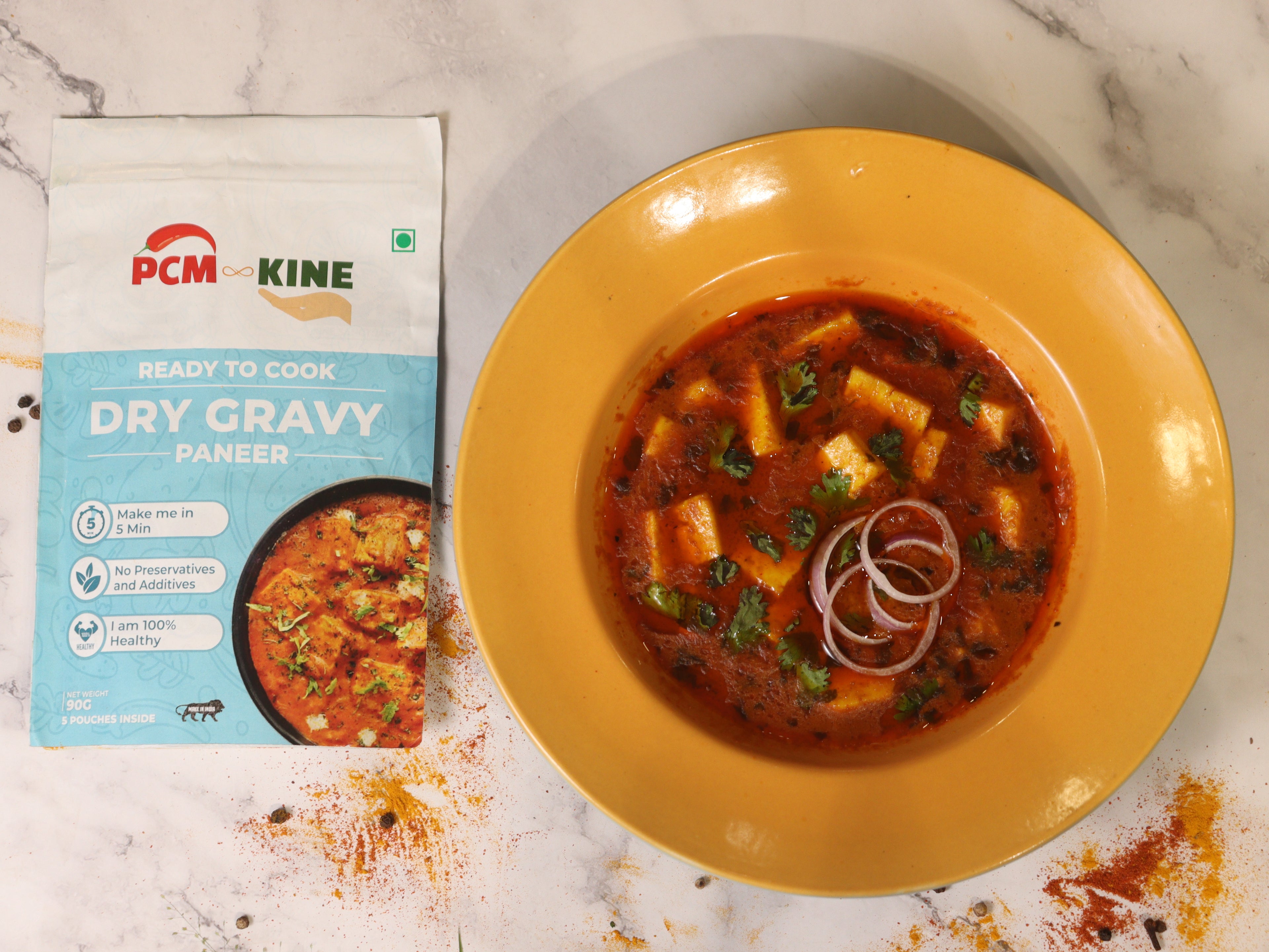 PCM KINE Paneer Dry Gravy Mix