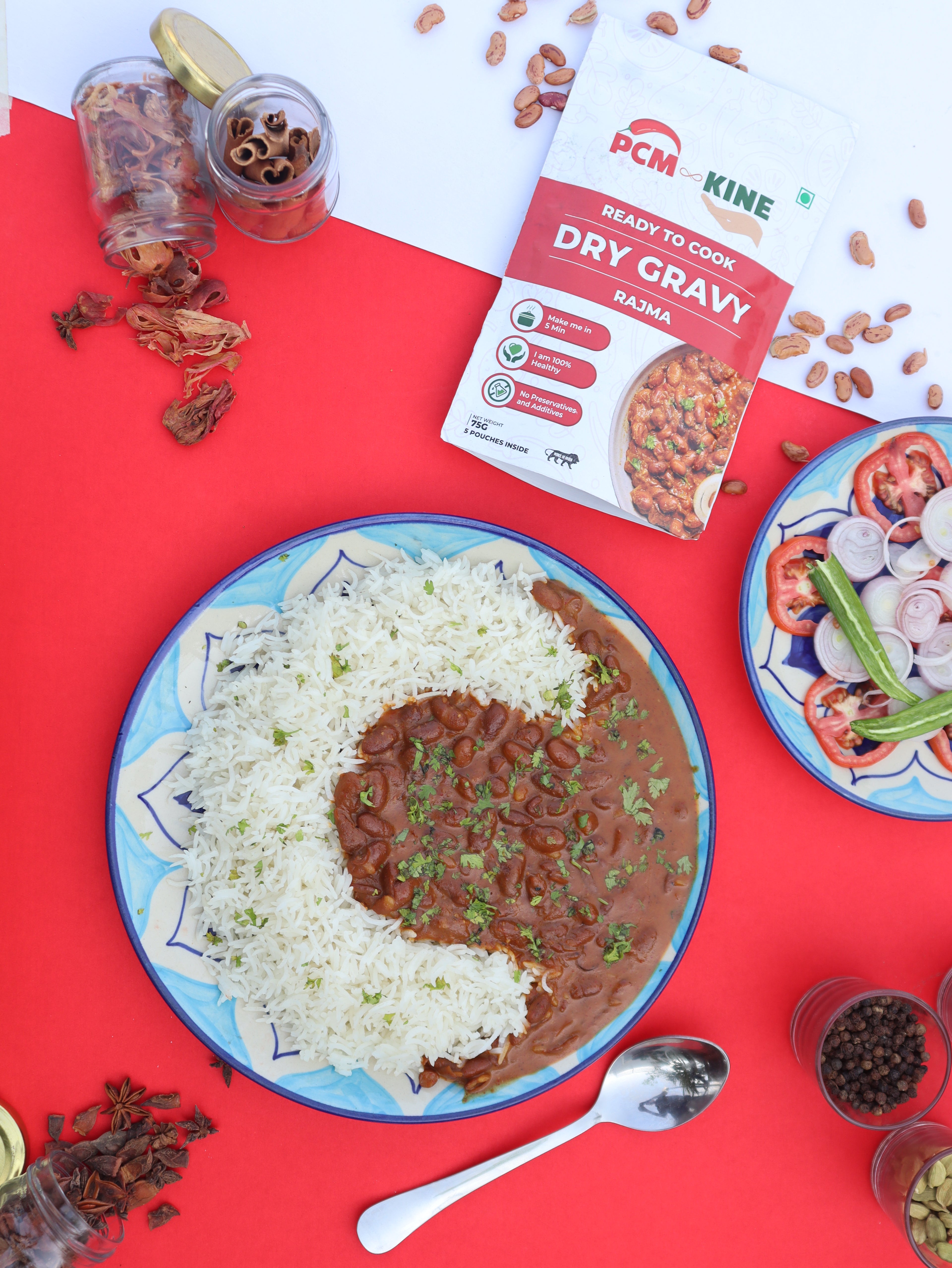 PCM KINE Rajma Dry Gravy Mix