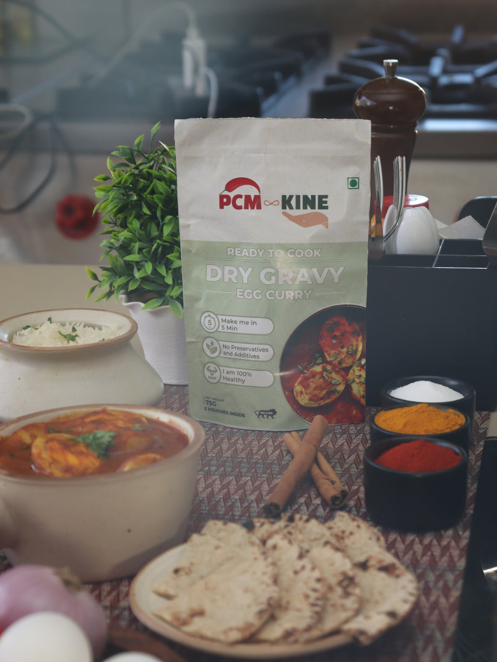 PCM KINE Egg Curry Dry Gravy Mix