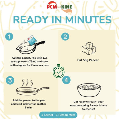 PCM KINE Paneer Dry Gravy Mix