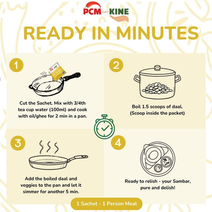 PCM KINE Sambar Dry Gravy Mix