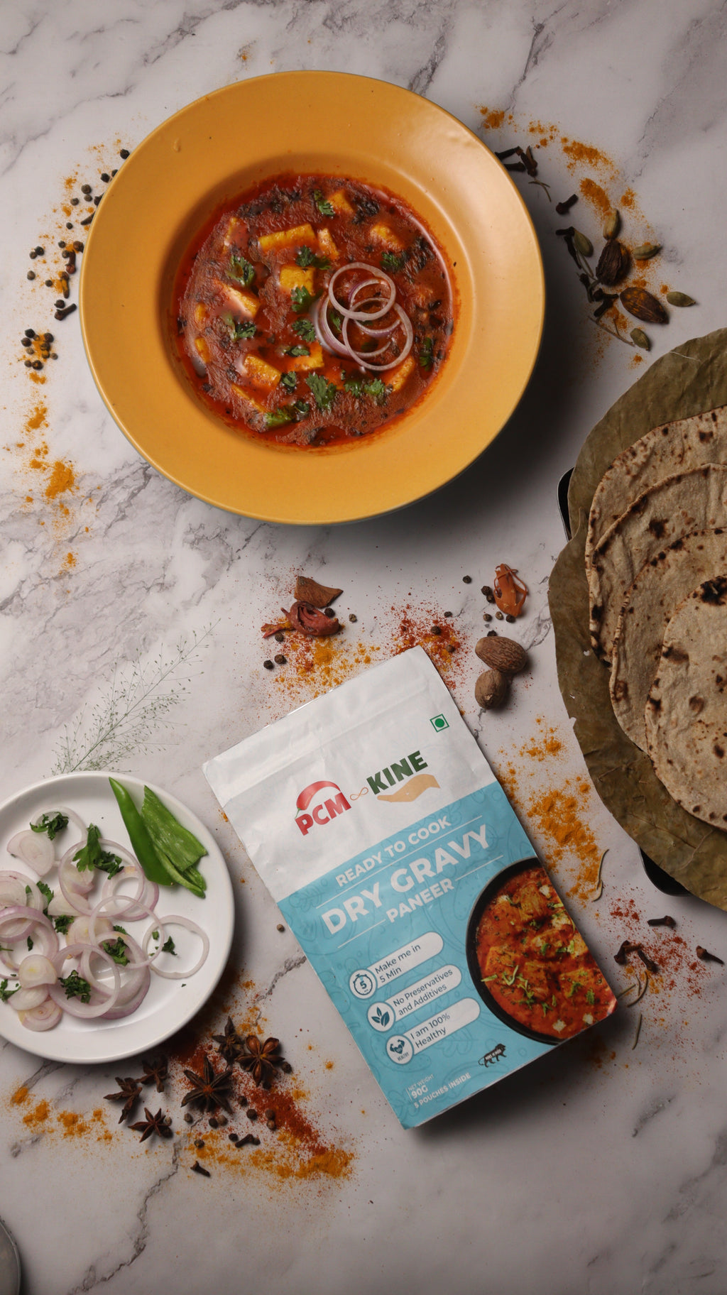 PCM KINE Paneer Dry Gravy Mix