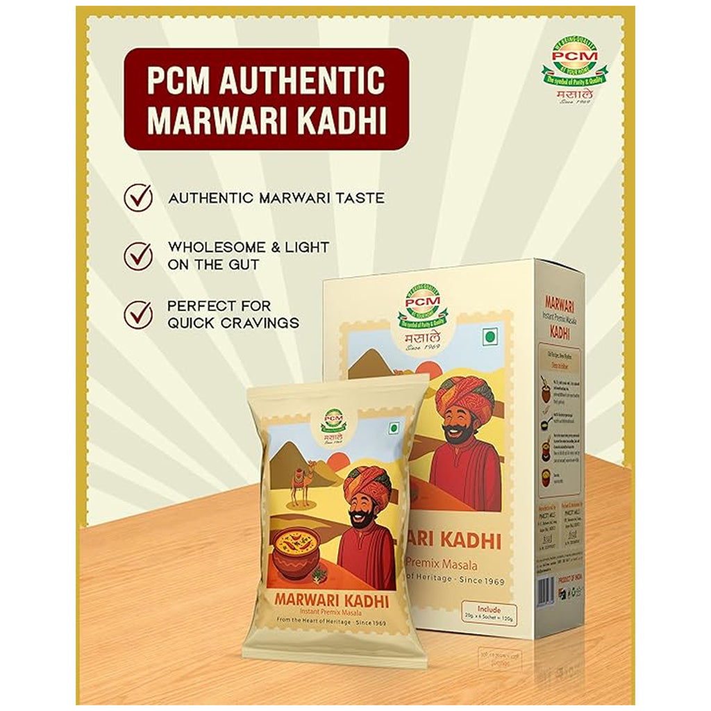 PCM Masale, Marwadi Kadhi, Instant Premix Masala