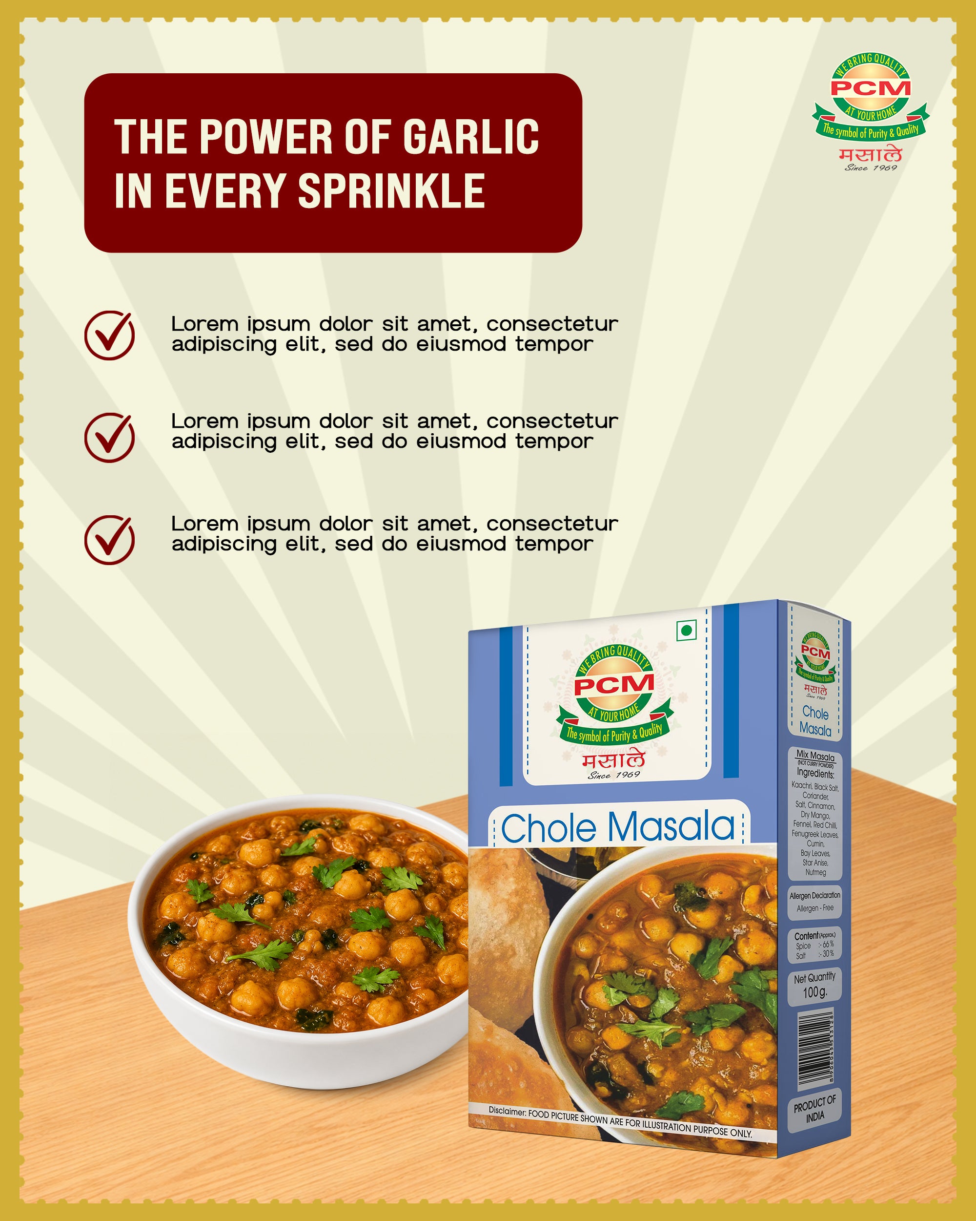 PCM Masale Chole Masala