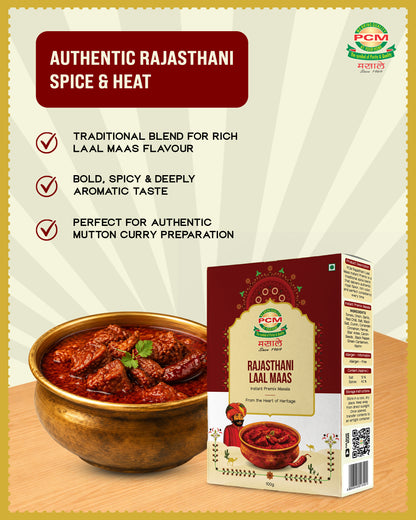 PCM Masale, Rajasthani Laal Maas, Instant Premix Masala