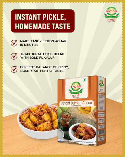 PCM Masale Instant Lemon Achar Mix