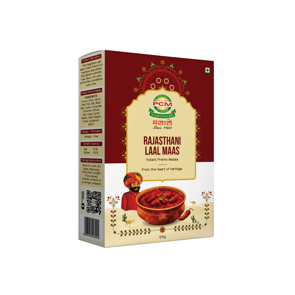 PCM Masale, Rajasthani Laal Maas, Instant Premix Masala