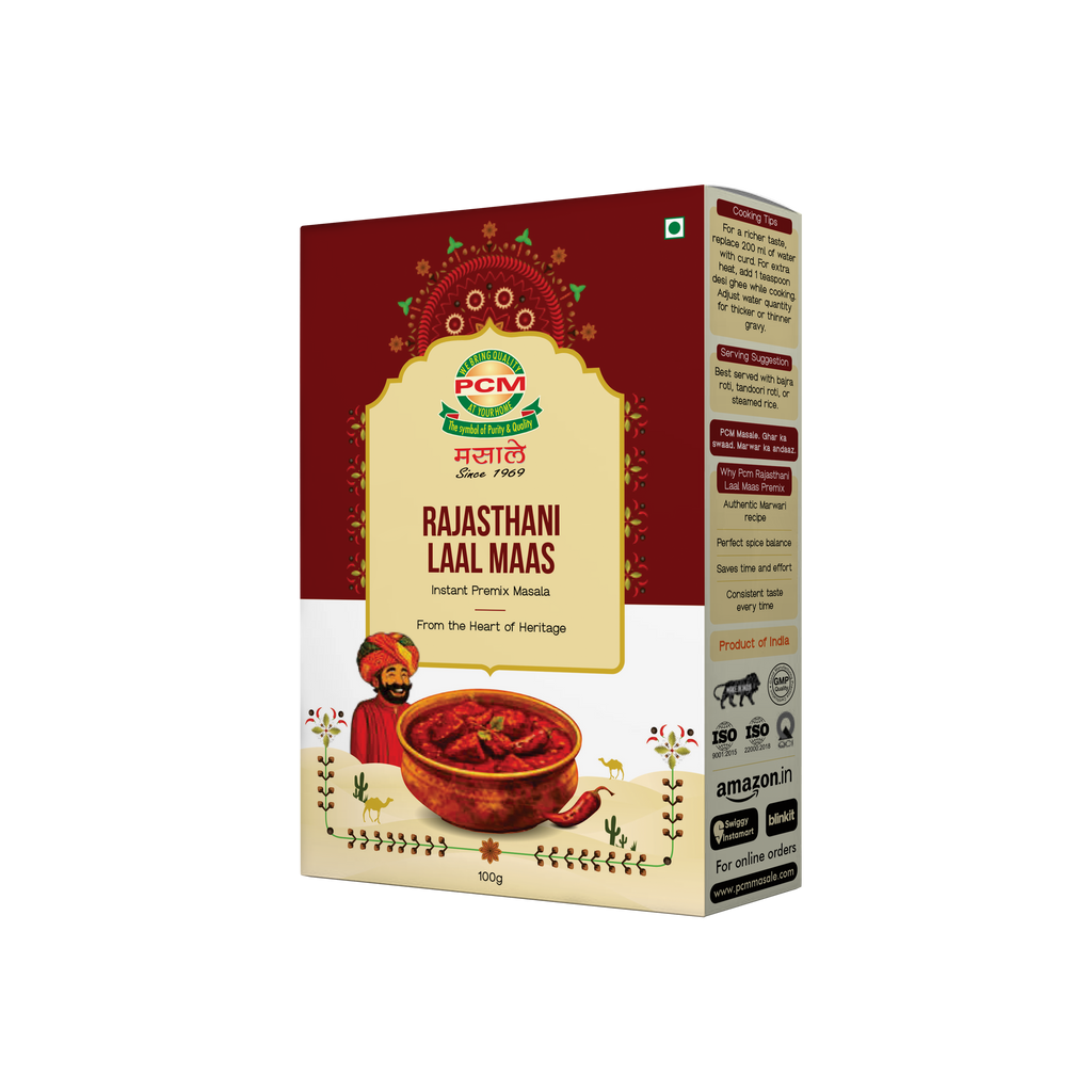 PCM Masale, Rajasthani Laal Maas, Instant Premix Masala
