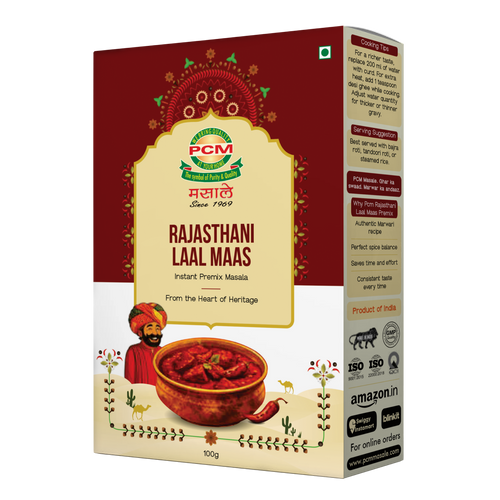 PCM Masale, Rajasthani Laal Maas, Instant Premix Masala